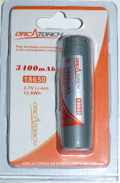 Li-ion battery 18650 3400mAh