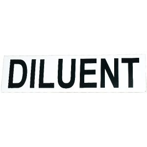 Diluent sticker, small